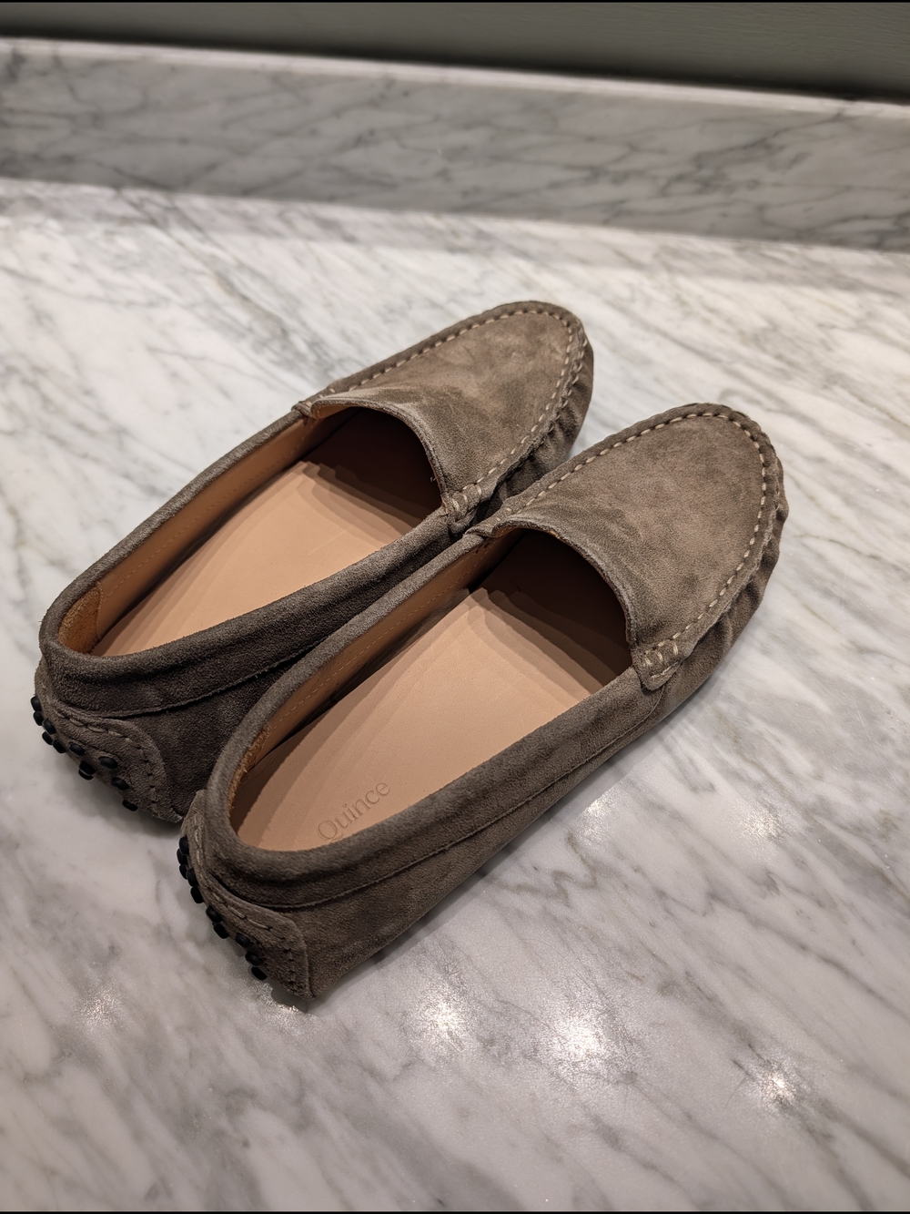 Women's 100% Suede Driver Loafer - Picture 2 of 8